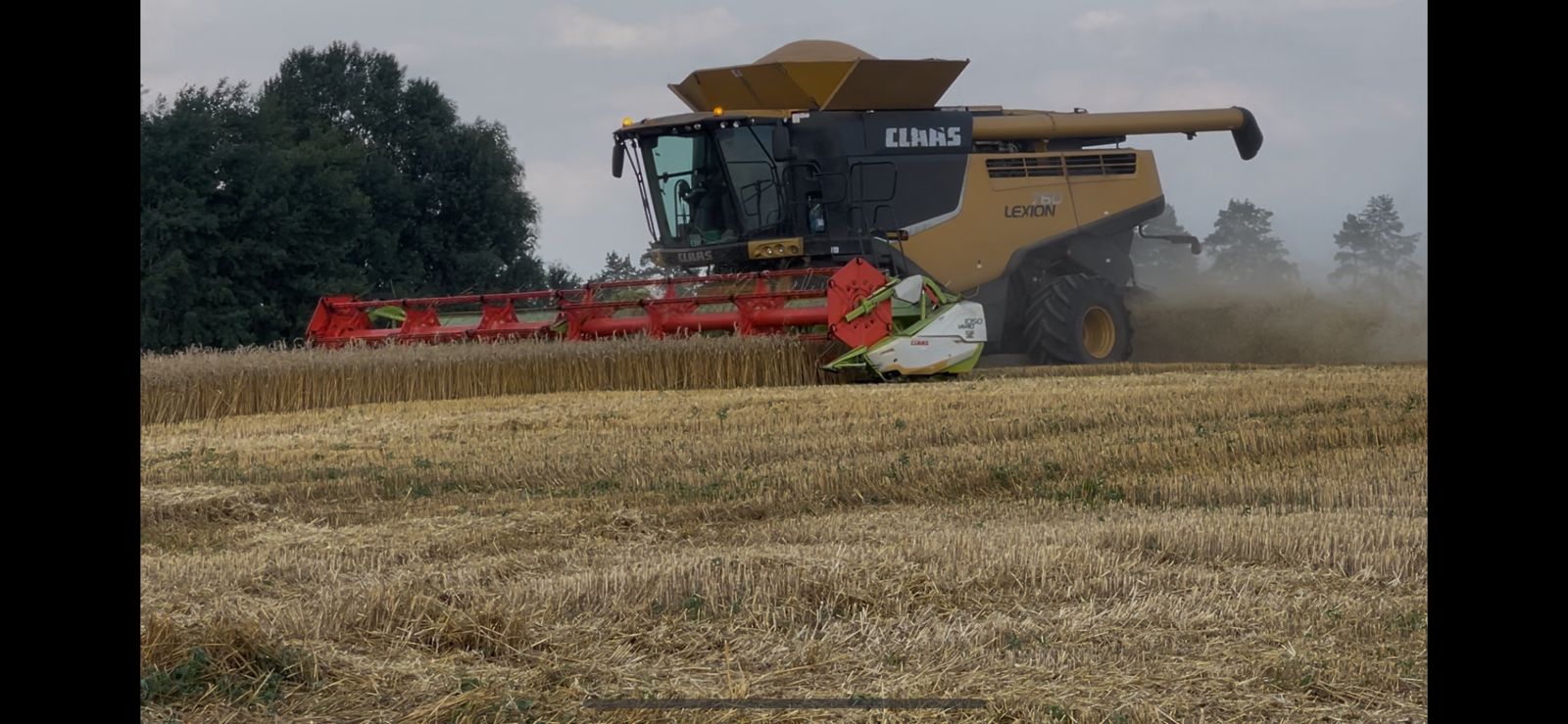 CLAAS LEXION 760 TERRA TRAC у полі